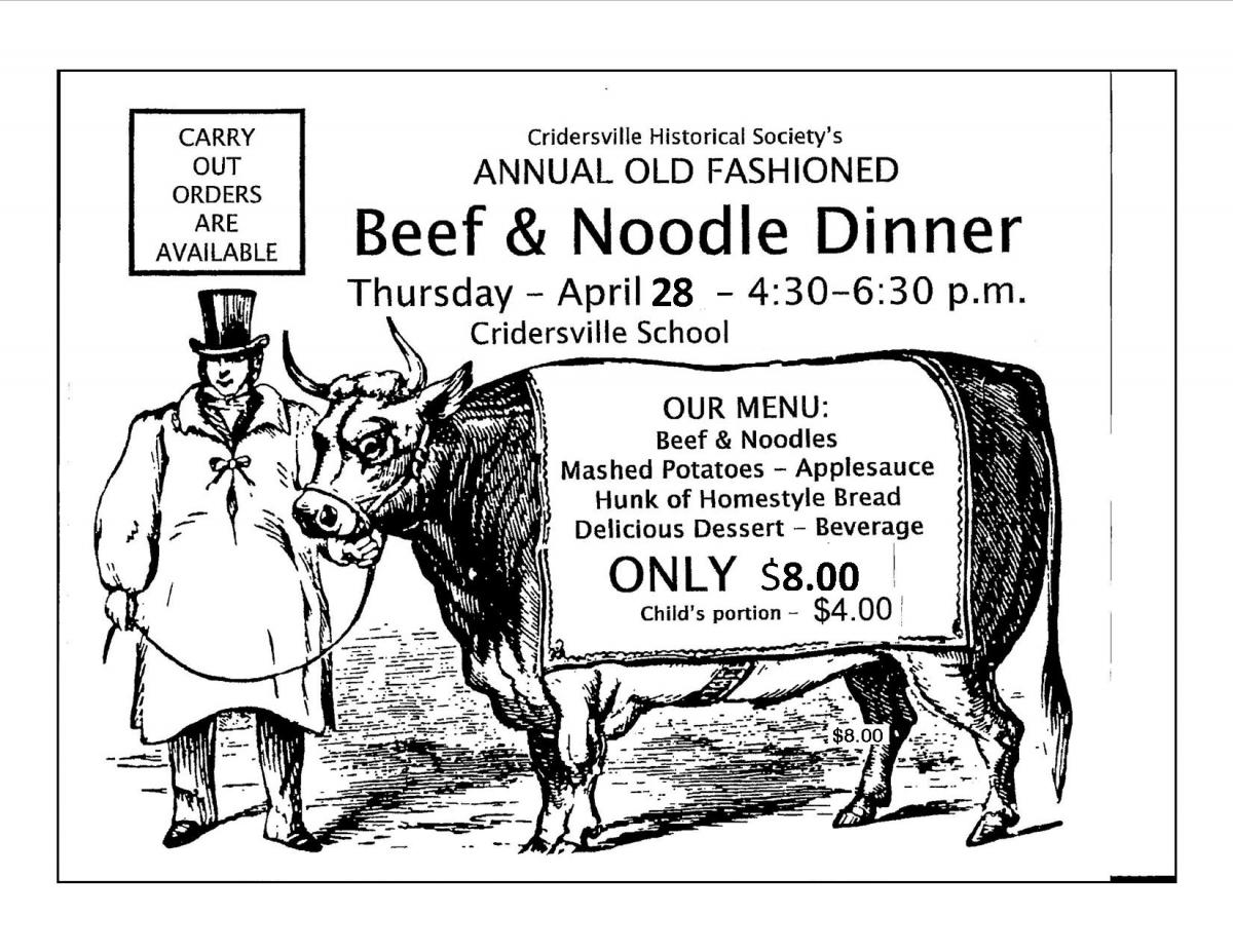 Beef & Noodle Dinner 2016